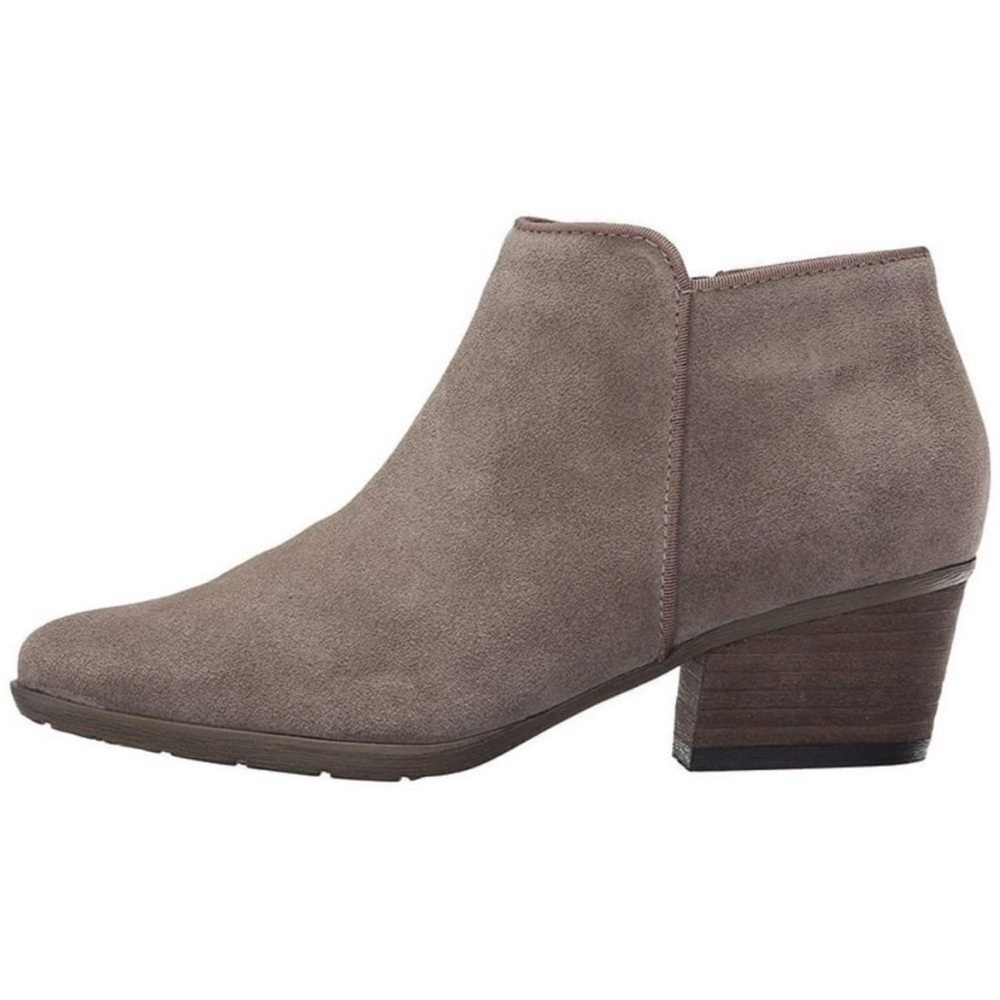Blondo Blake Zip Ankle Bootie Taupe Sz 8